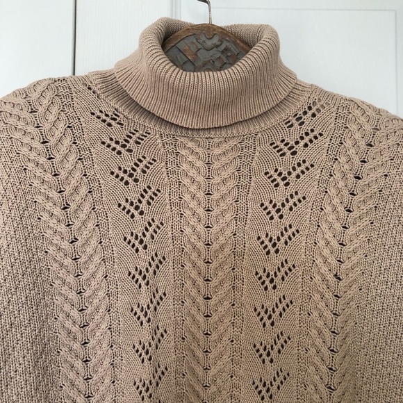 Vintage cotton knit Roll Neck sweater - Picture 1 of 11